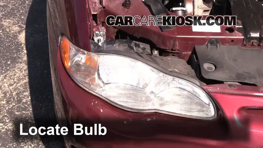 2001 Chevrolet Monte Carlo LS 3.4L V6 Luces Luz de carretera (reemplazar foco) 